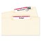 Avery 0.66 in. x 3.44 in. Permanent TrueBlock File Folder Labels with Sure Feed Technology - White (30/Sheet, 50 Sheets/Box)
